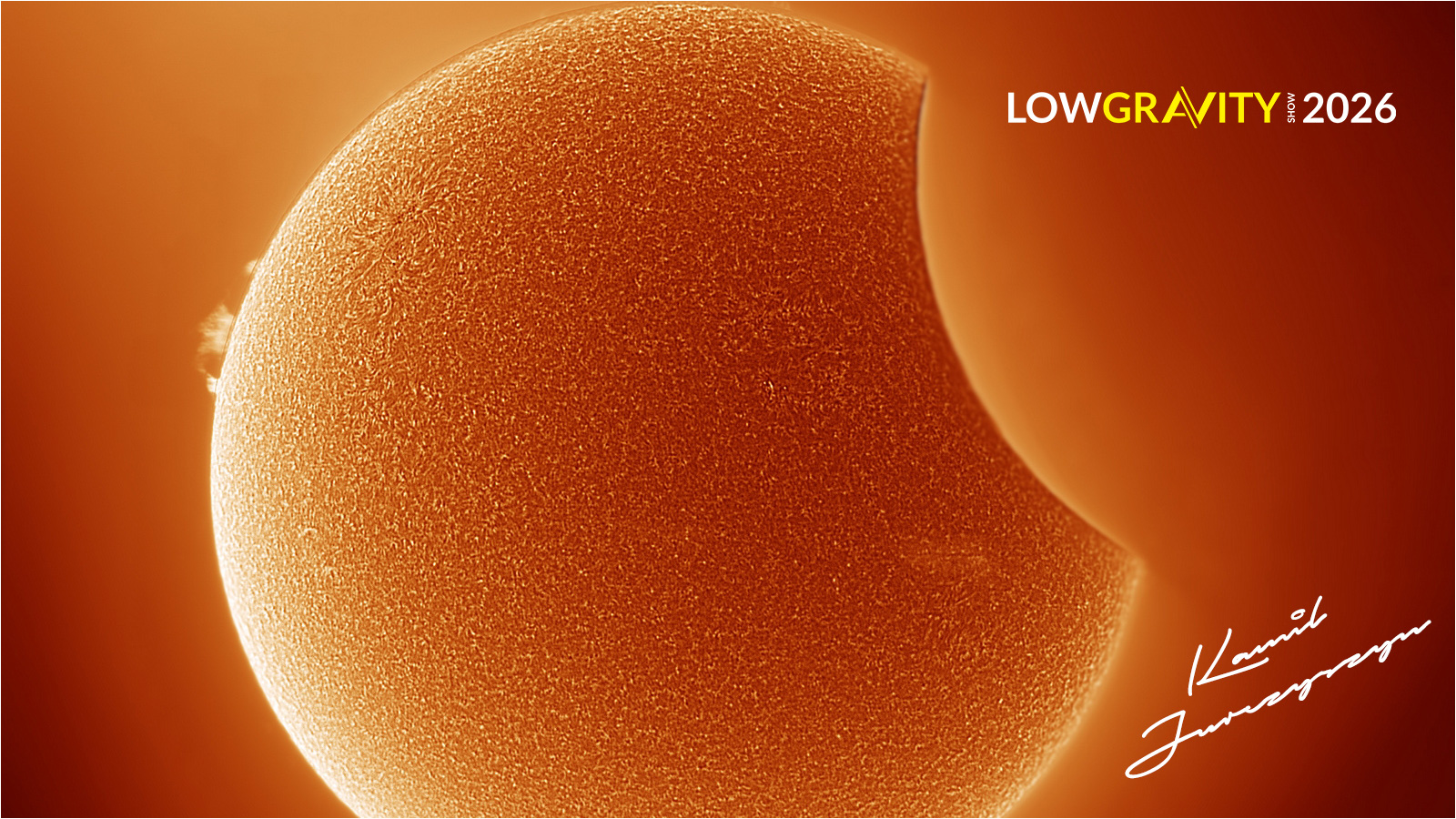 Kamil Jurczyszyn - pokazy Słońca przez teleskop Lunt na LGS 2026