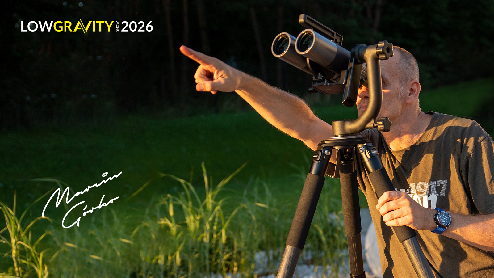 Marcin Górko - prelegent Low Gravity Show 2026, wykłady z optyki instrumentalnej