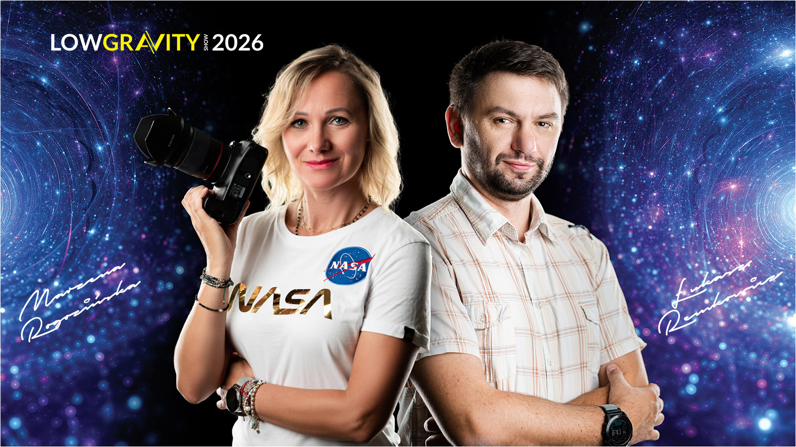 Marzena Rogozińska i Łukasz Remkowicz - astrofotografowie, prelegenci LGS 2026